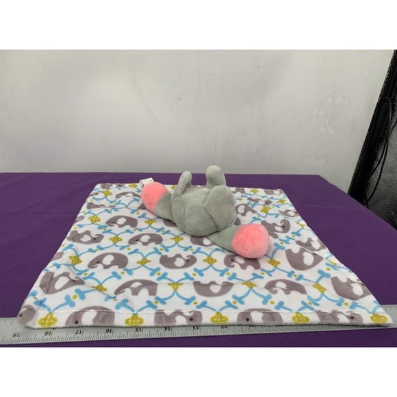 Zooawa Elephant Pink Arms & Ears Embroidered Face Security Blanket Lovey Minikie - Picture 8 of 9